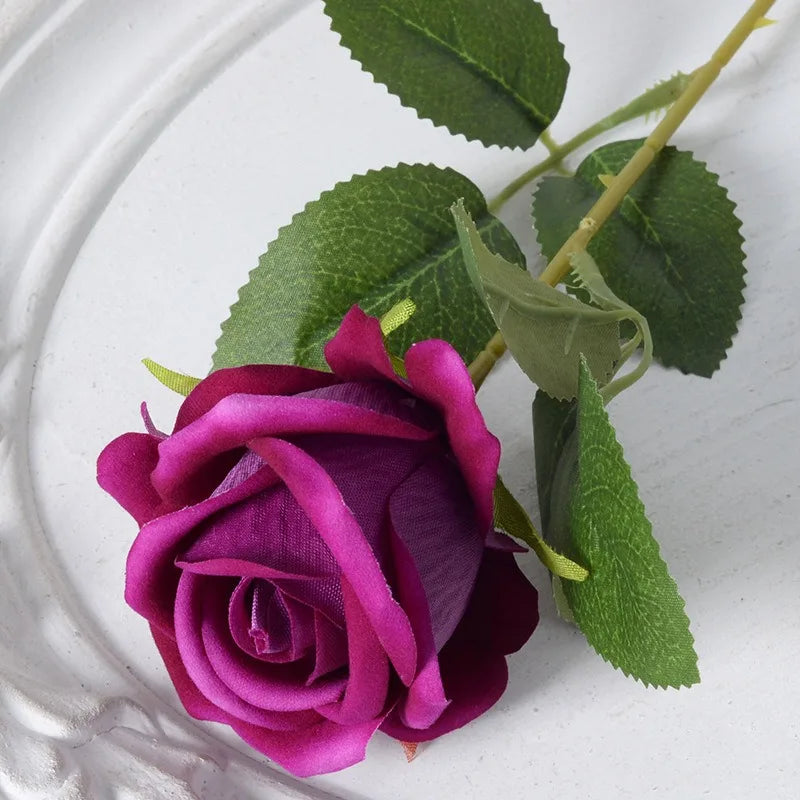 lot de 100 roses artificielles pour décoration mariage fête - vue 14 sur 18