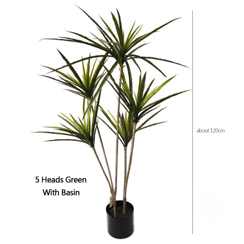 plantes artificielles dracaena pour décoration intérieure tropicale - vue 14 sur 20