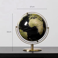 globe rotatif décoratif européen lumineux artisanat créatif luxe