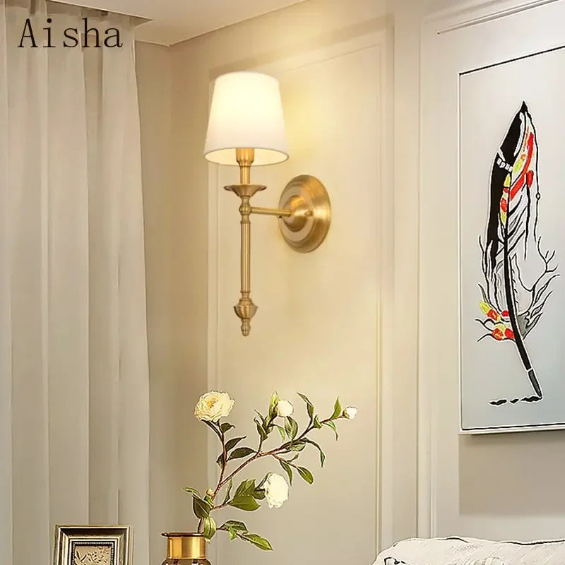 applique murale en cuivre design luxueux pour intérieur élégant - vue 5 sur 8