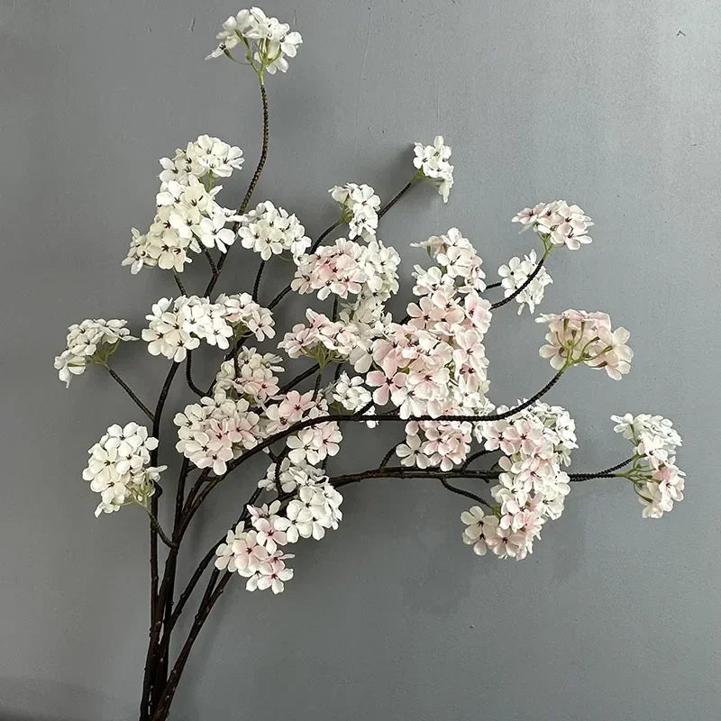 fleurs artificielles en soie pour décoration douce et élégante - vue 4 sur 8