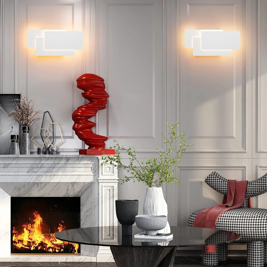 Applique murale LED rectangles superposés - vue 4 sur 8