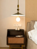 Minimalist bedside lamp for interiors and elegant décor