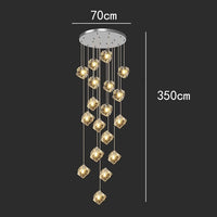 lustre moderne à led pour éclairage intérieur suspendu