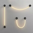 applique murale en acier inoxydable et silicone 	 style