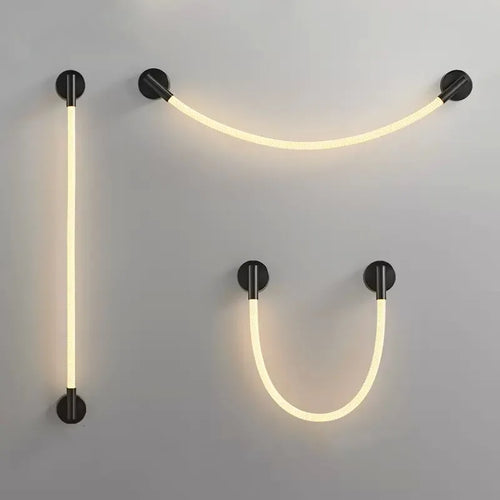 applique murale en acier inoxydable et silicone 	 style