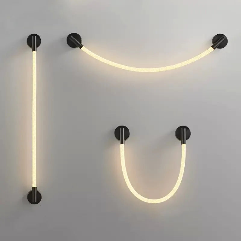 applique murale en acier inoxydable et silicone 	 style