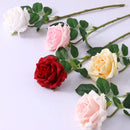 Realistic touch artificial roses for floral decor