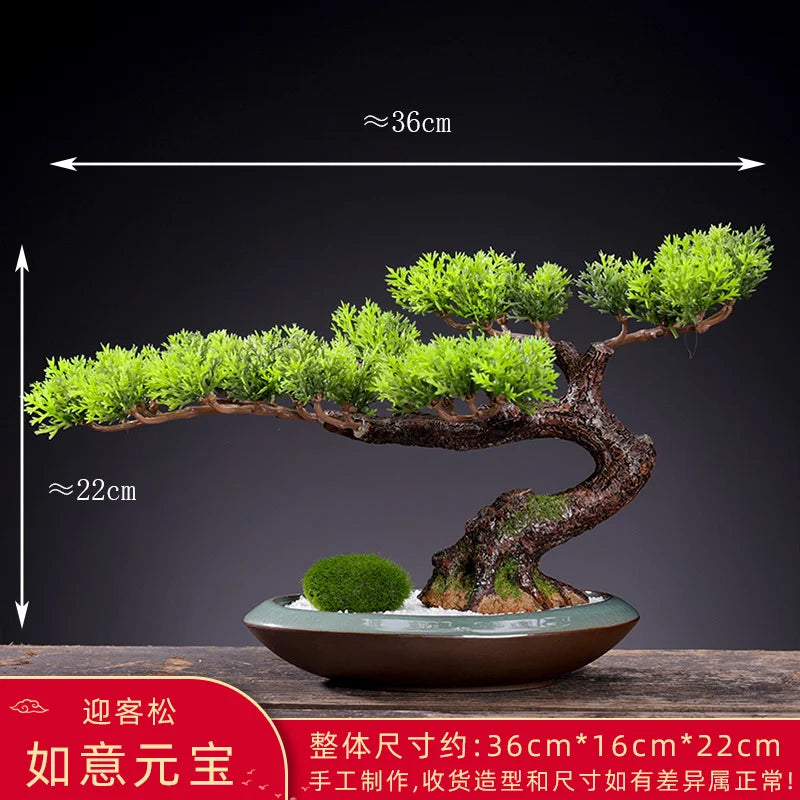 Artificial Simulation of Fake Flowers, Potted Gardens, Balcony Decoration, Bonsai Hotel Garden, Small Flower Pot Decoration - vue 25 sur 33