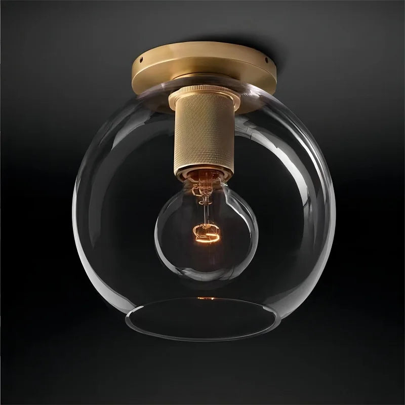 Minimalist nordic copper chandelier luxury design for modern interiors - vue 5 sur 12