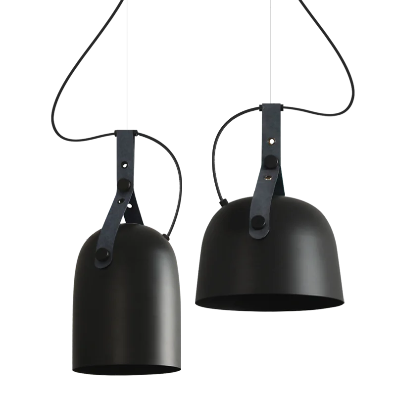 lustre suspendu style industriel américain pour bar et restaurant - vue 3 sur 9