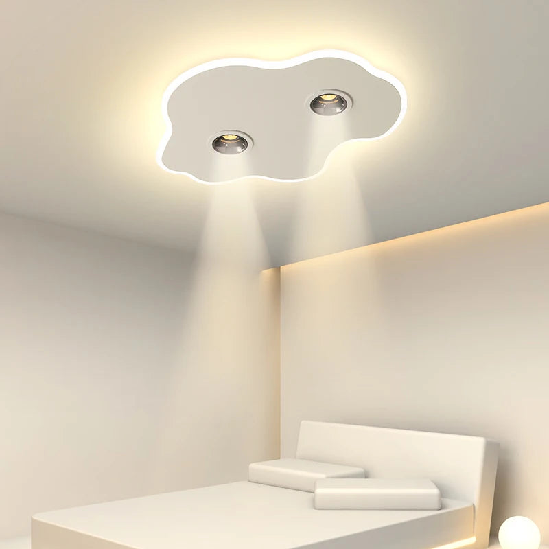 plafonnier led moderne créatif en forme de nuage luminaire décoratif d'intérieur - vue 6 sur 8