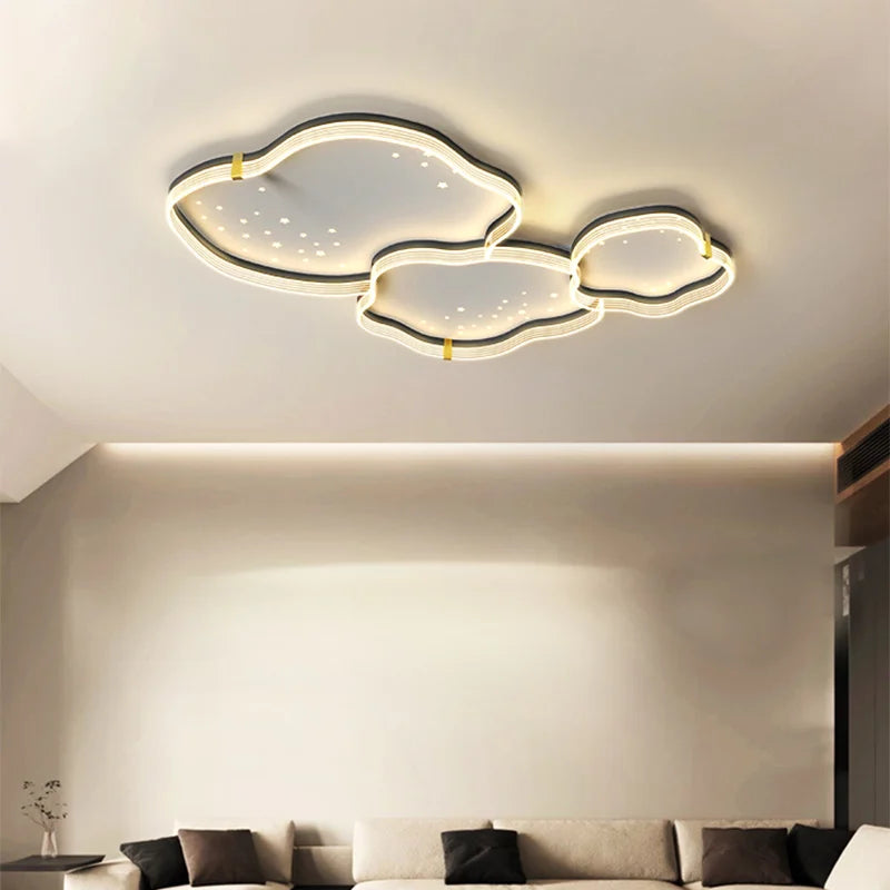 plafonnier led moderne élégant pour décoration intérieure raffinée - vue 7 sur 12