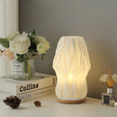 Lampe à poser Abat-jour imprimé en 3D de Style crème française