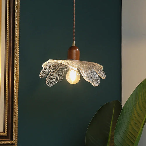 suspension vintage en forme de feuille de lotus pour décoration créative