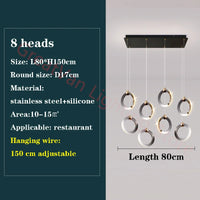 lustre postmoderne de luxe pour restaurant et bar