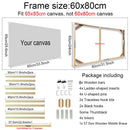 cadre mural en bois pour toiles et peintures décoratives