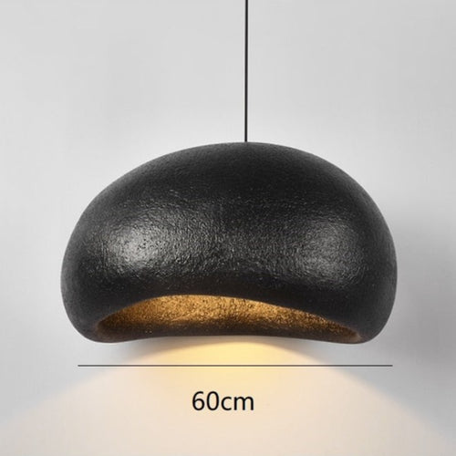 Suspension design avec abat-jour incurvé Akane