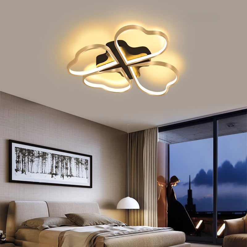 plafonnier led créatif nordique pour éclairage intérieur décoratif - vue 6 sur 8