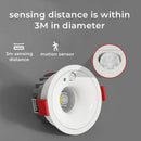 Recessed spotlight with infrared motion sensor practical lighting