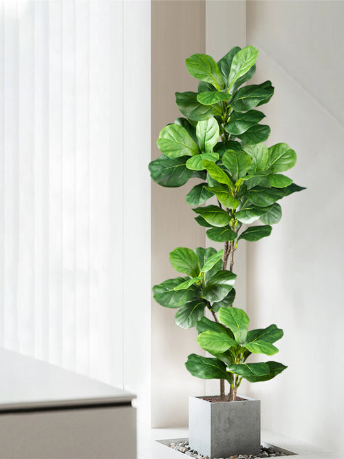 grand arbre ficus artificiel pour décoration intérieure et extérieure - vue 3 sur 10