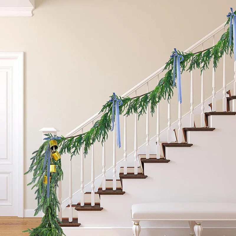 guirlande artificielle de noël pour décoration festive et mariage - vue 6 sur 6