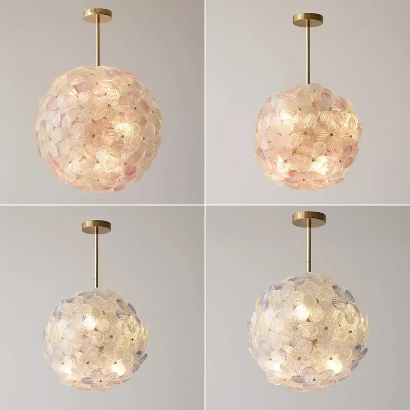 suspension moderne en verre pour décoration intérieure design rétro - vue 5 sur 14