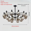 Nordic minimalist glass pendant light for modern decor