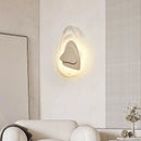 applique murale scandinave en pierre de verre led étanche extérieur