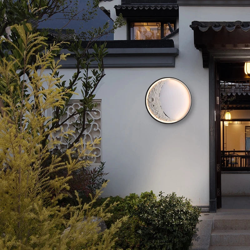 applique murale extérieure moderne à led imperméable pour jardin et villa - vue 3 sur 10