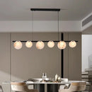 suspension moderne en marbre et cuivre pour décoration intérieure