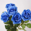 Realistic artificial rose branch for elegant decoration