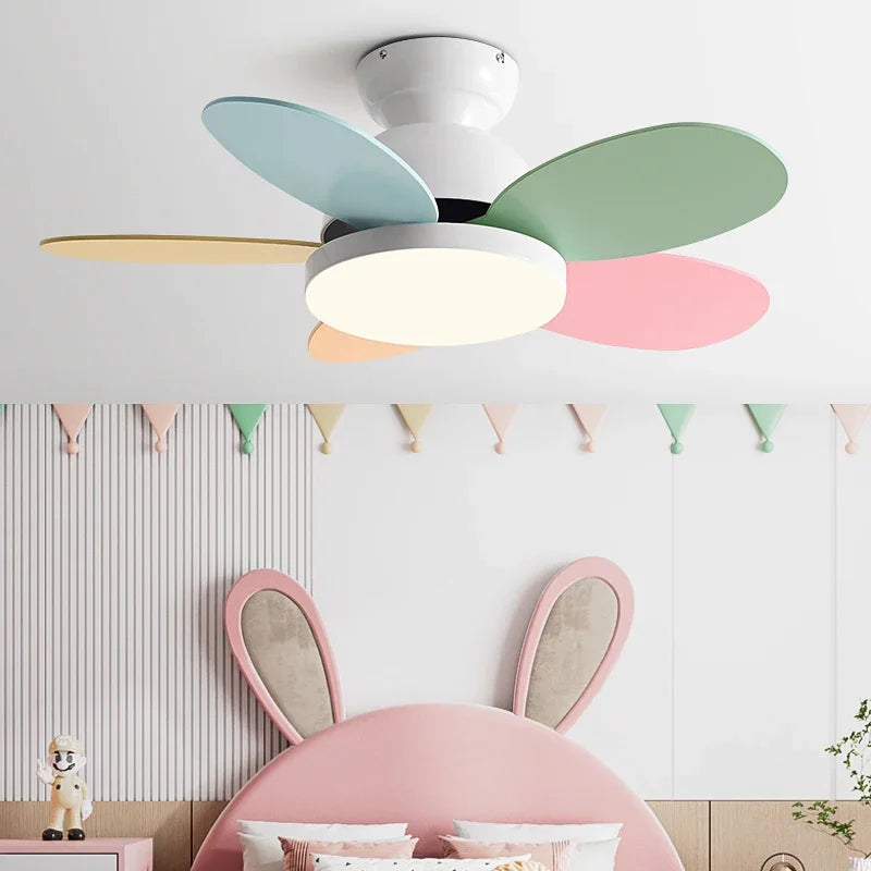 ventilateurs de plafond modernes avec contrôle de lumière pour intérieur - vue 3 sur 10