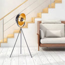 lampadaire industriel réglable avec trépied flexible pour intérieur moderne