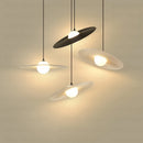 lampes suspendues ovni nordique moderne en fer et plastique pour décoration
