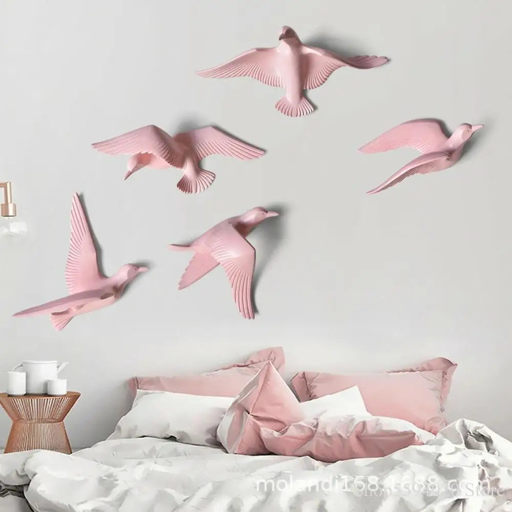 décoration murale créative mouette oiseau pour intérieur - vue 4 sur 36