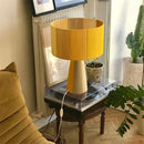 Bohemian handmade cotton rope table lamp