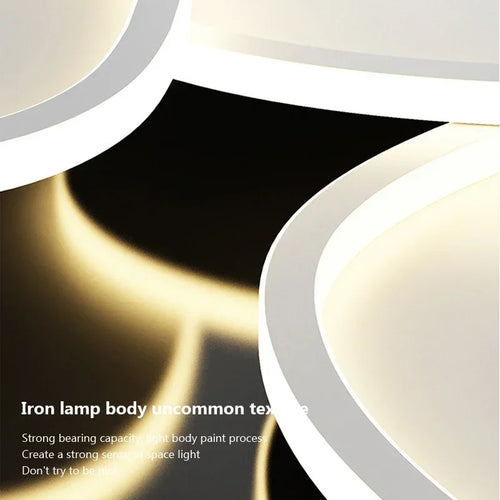 plafonnier nordic led rond pour décoration intérieure luminaire