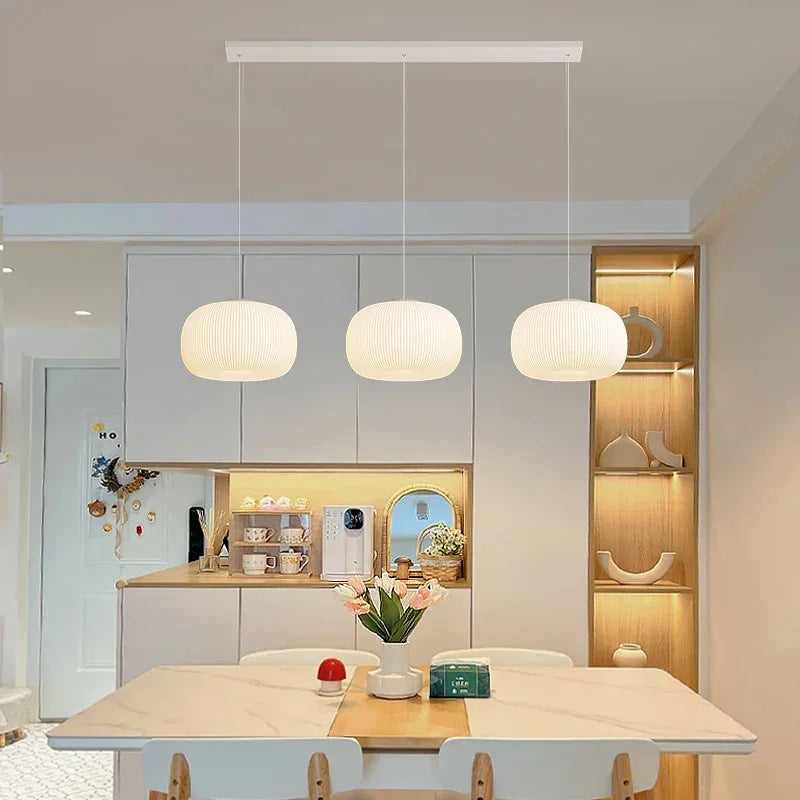 lustre led moderne pour décoration intérieure et ambiance chaleureuse - vue 5 sur 12