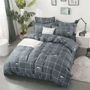 housse de couette queen size en coton léger tendance