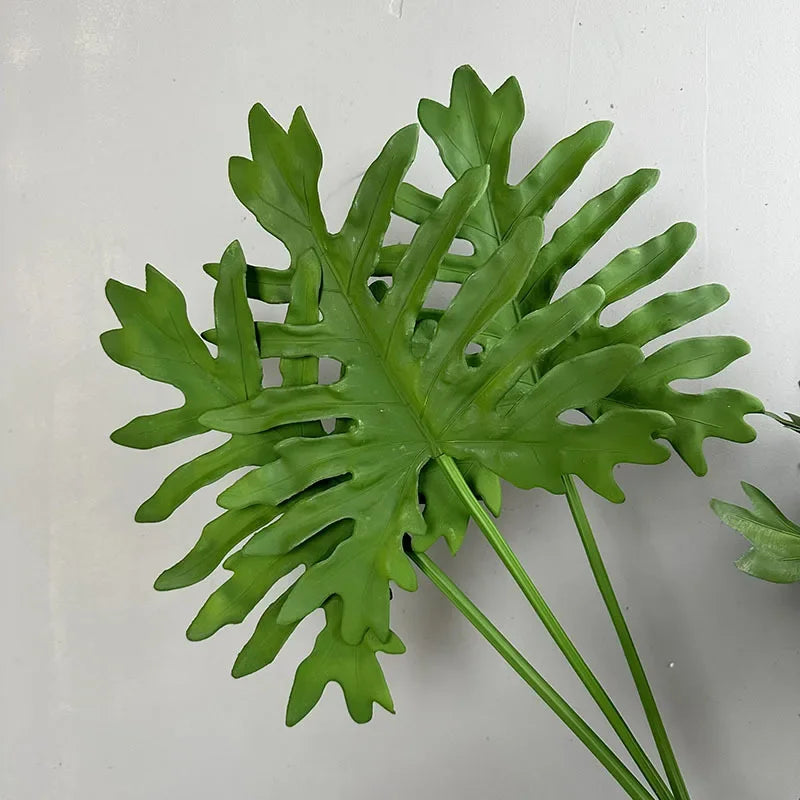 Set of 2 realistic touch artificial plants for indoor decoration - vue 4 sur 6