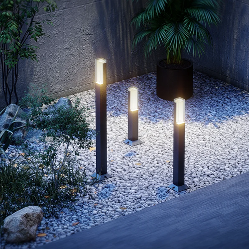 LED lampe à gazon paysage lumières pour la décoration de jardin IP65 étanche AC85-265V lumières de jardin éclairage extérieur pour maison de campagne - vue 5 sur 8