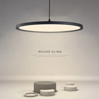 Modern circular nordic minimalist LED chandelier