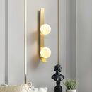 applique murale moderne en verre et métal pour intérieur de luxe