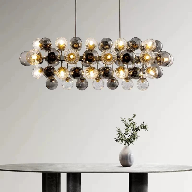 2024 Modern Originality LED Chandelier For Dining Room Living Room Bar Kitchen Magic Bean Molecular Lamp - vue 2 sur 7