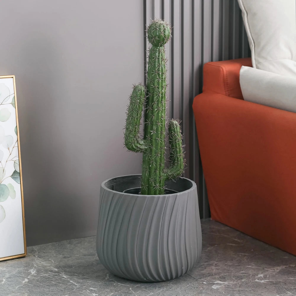 moule en silicone pour pot de fleurs en béton - vue 4 sur 13