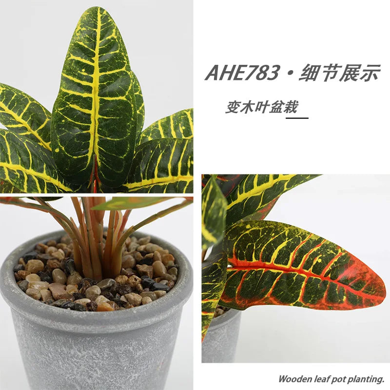 plante artificielle en pot pour décoration intérieure moderne - vue 5 sur 6