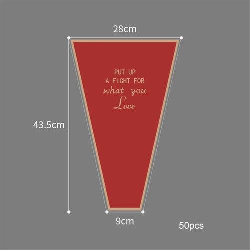 lot de 50 sachets imperméables pour roses à offrir pour la saint valentin