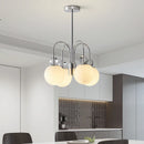 Modern minimalist multi-head pendant light with decorative bubbles