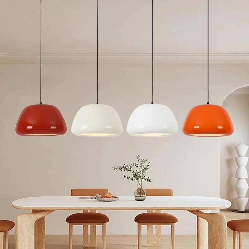 lampe led suspendue design nordique macaron pour décoration intérieure - vue 4 sur 10